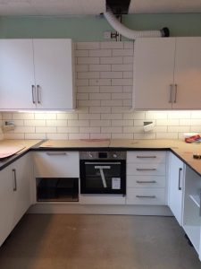 57 West new kitchen at Clarence Road BC